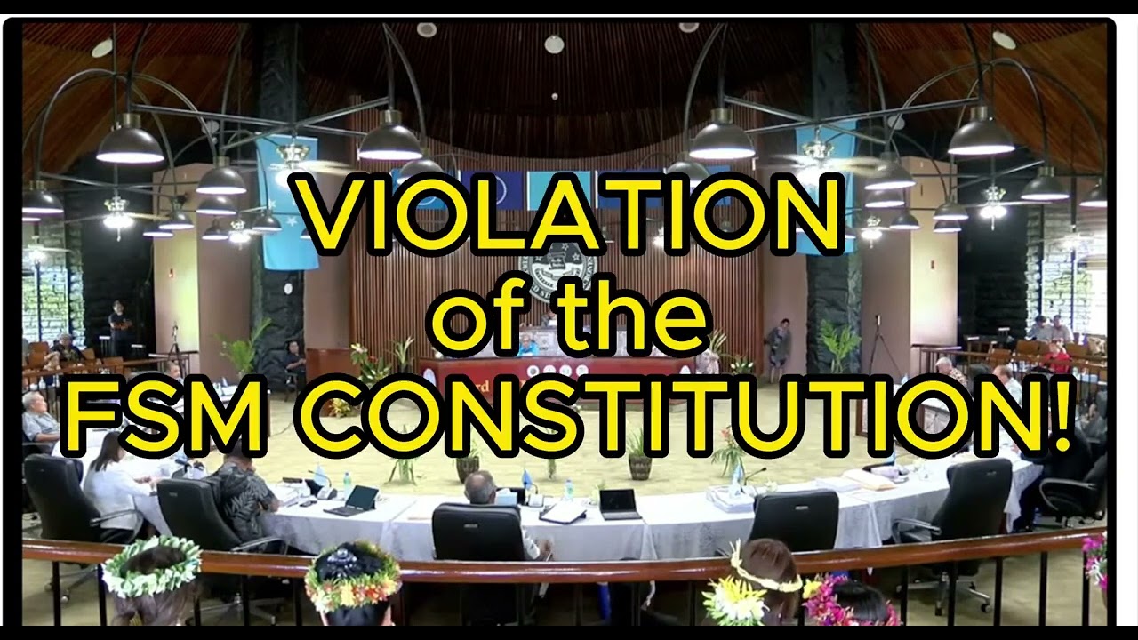 Kosrae Senator speaks succession and claims 