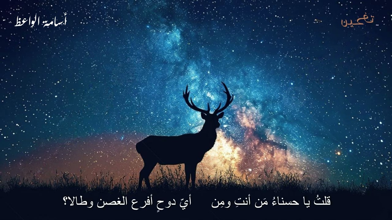 وثبت تستقرب النجم مجالا | أسامة الواعظ