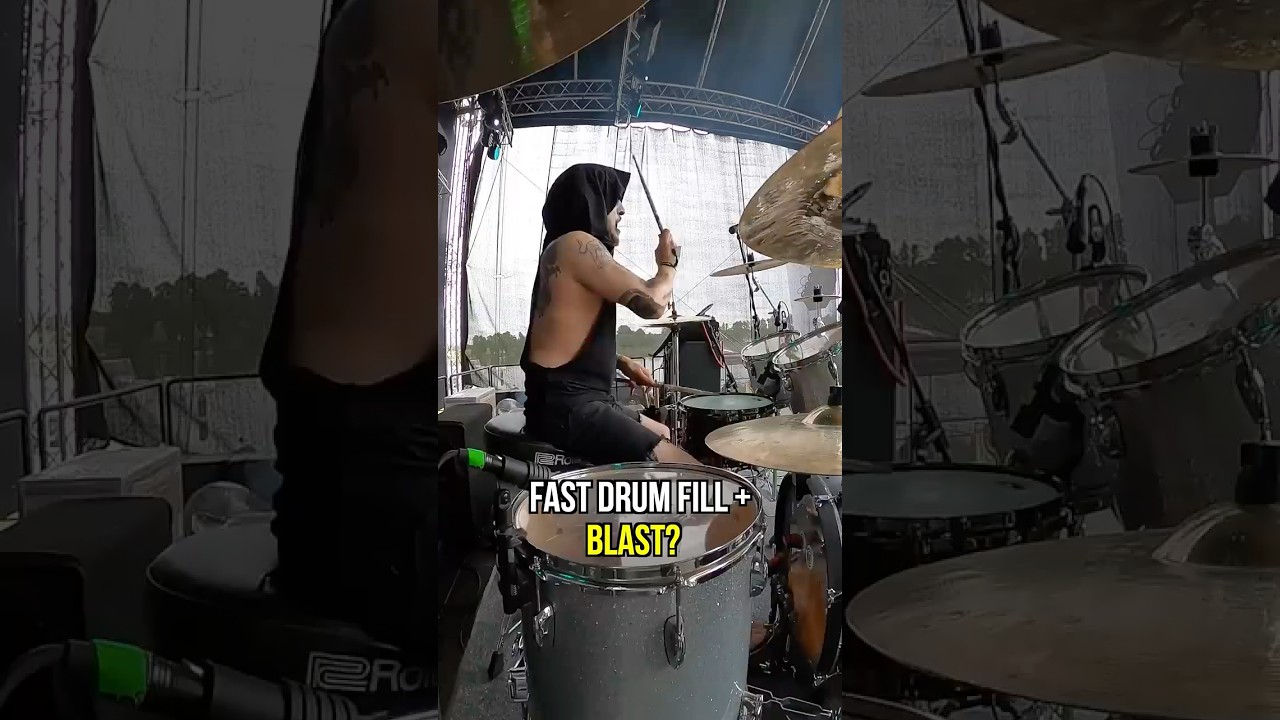 DEATH METAL drumming is EASY, right? #deathmetaldrummer #deathmetal #blastbeats