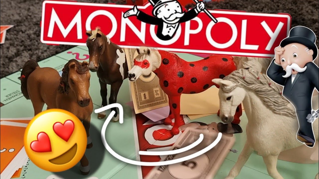 Schleich Pferde spielen MONOPOLY🎲😳