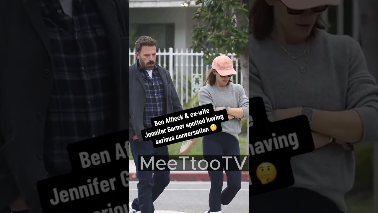 Ben Affleck & ex-wife #jennifergarner  spotted having serious conversation #shorts #Affleck