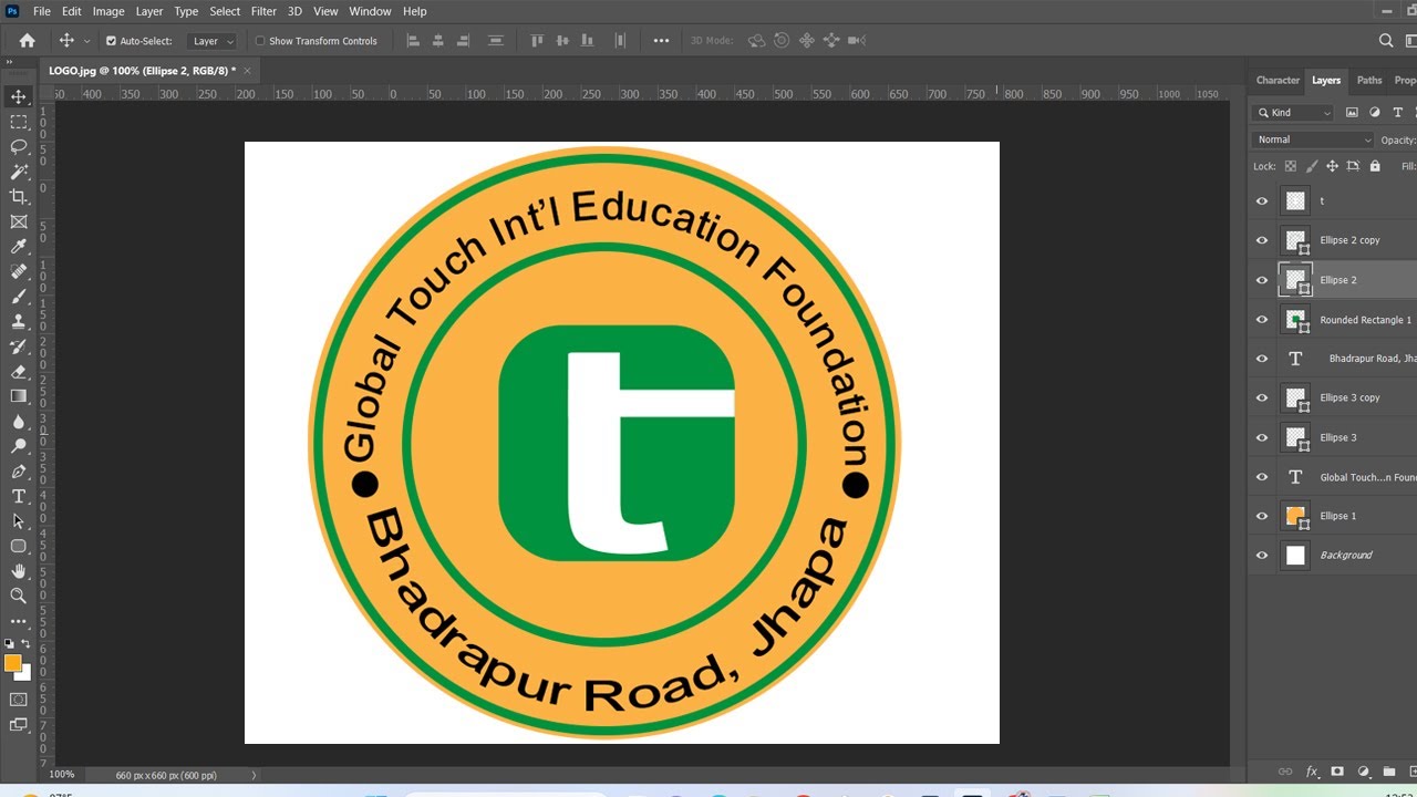 Logo Design in Photoshop ||