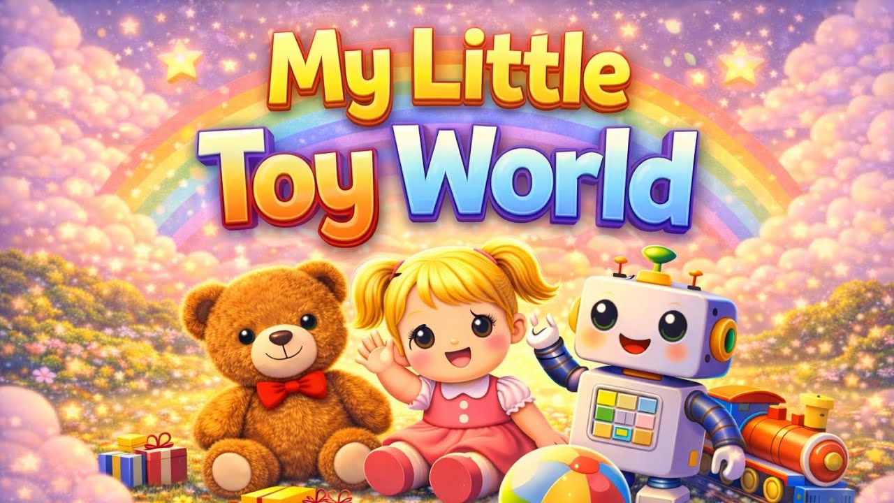 My Little Toy World 🧸✨ | Cute Kids Rhyme Song | Fun Toys Song for Children 🌈🎶