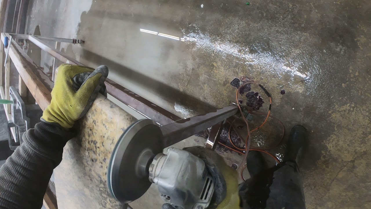 Polishing Granite - Full Bullnose Edge