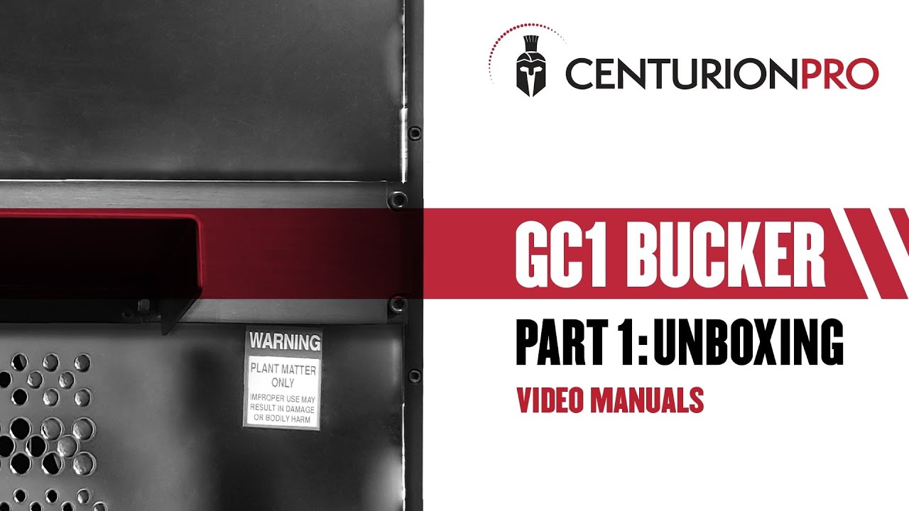 GC1 Bucker Video Manual Part 1 - Unboxing