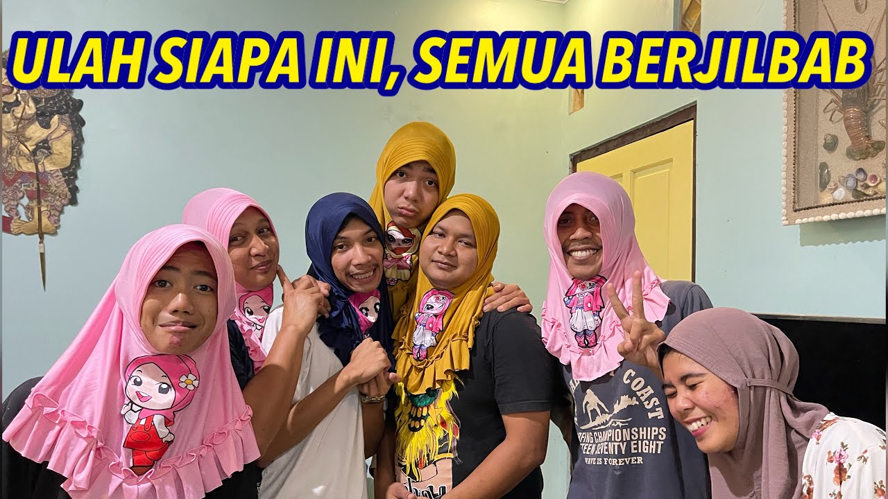 KERJAIN TIM PAKE JILBAB BAYI || Cowok cool jadi ciwi-ciwi comel