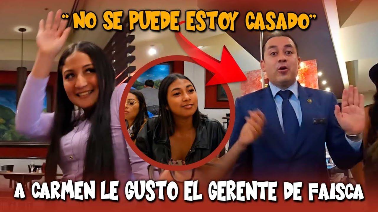 A Wendy le gusto el mesero y a Carmencita el gerente, lastimosamente están casados 🤣🤣