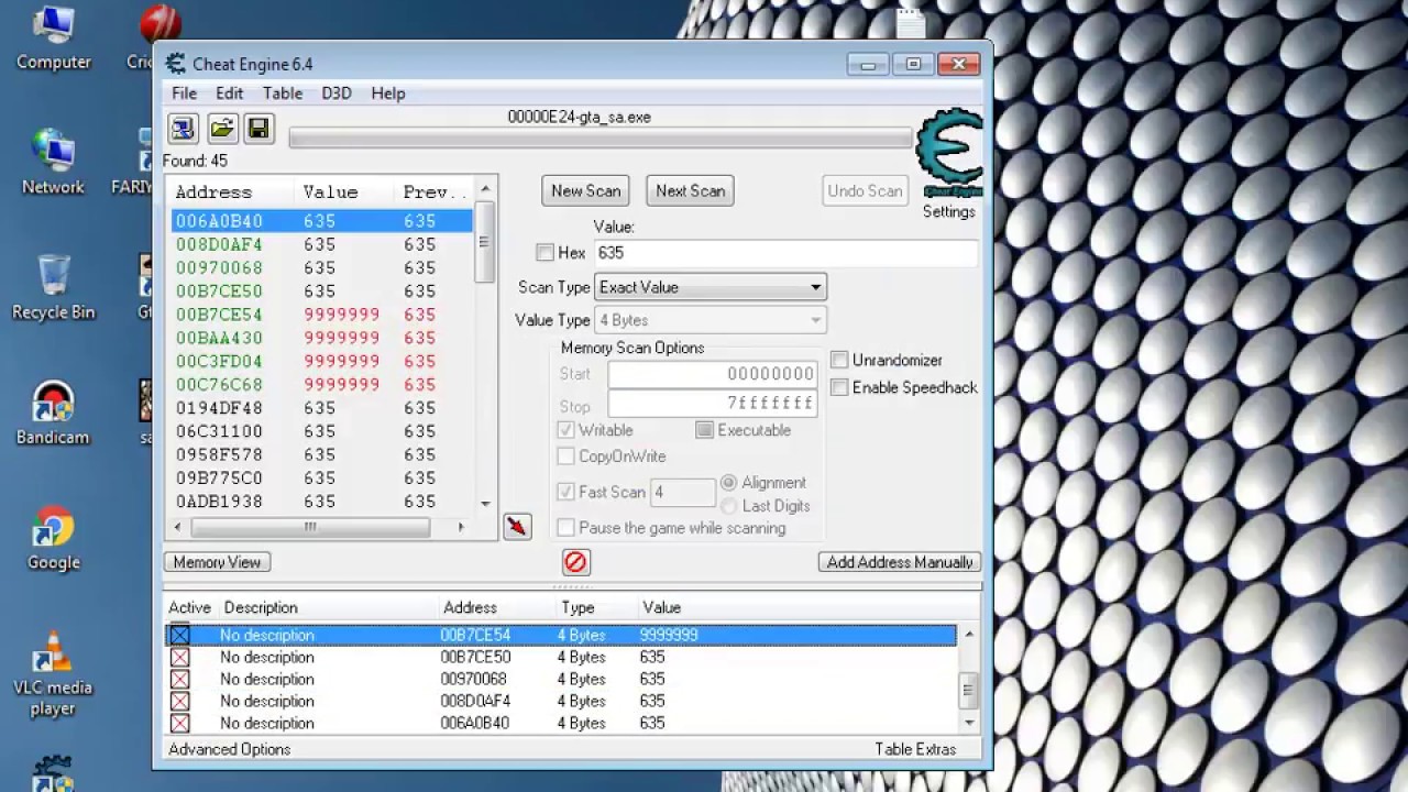 Money Hack in Lawless Roleplay Cheat Engine