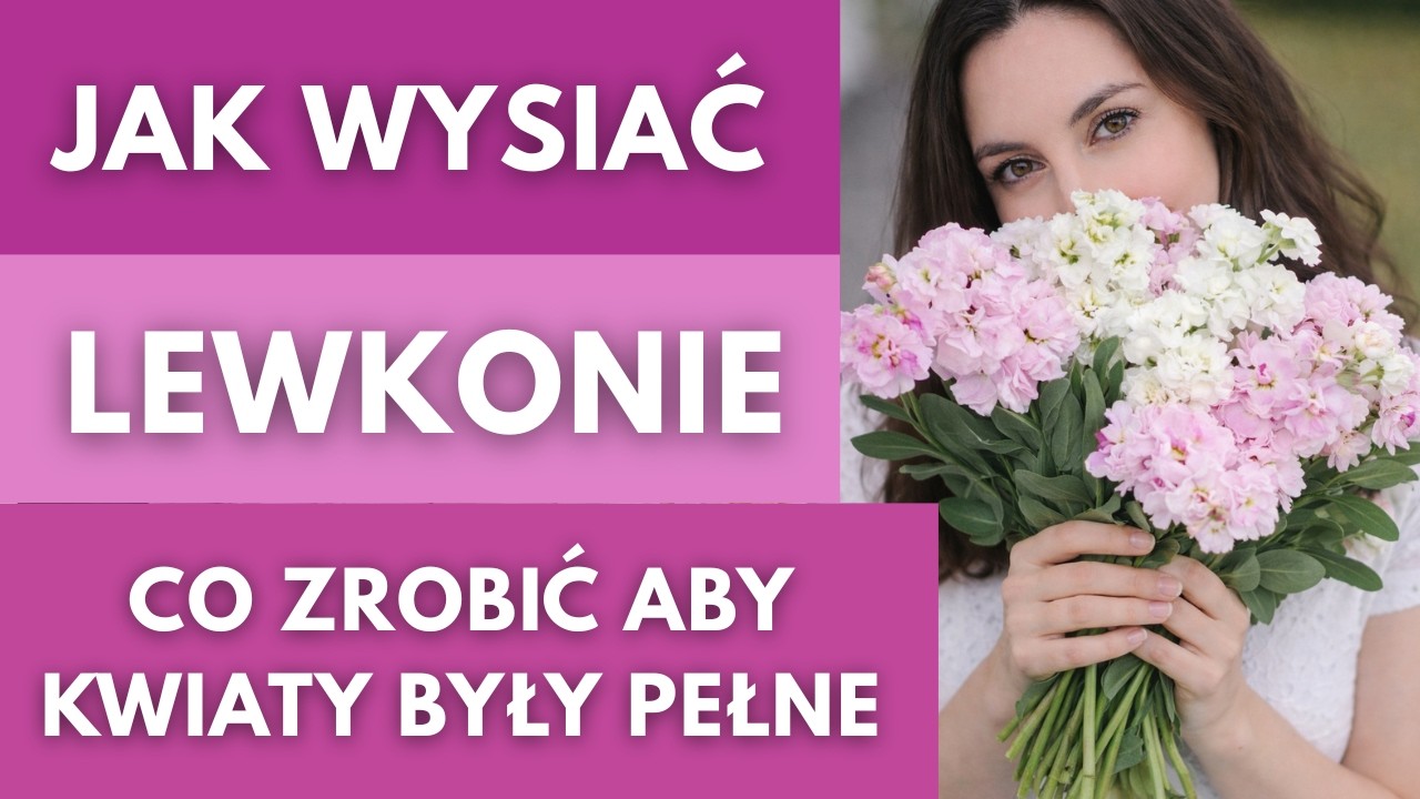 Jak wysiać i uprawiać lewkonie w ogrodzie. Jak odr&oacute;żnić kwiaty pełne   #ogr&oacute;d #kwiaty