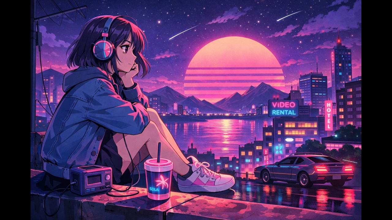 Retro Tech Lo-Fi 🌙 90s Chill New Wave Beats