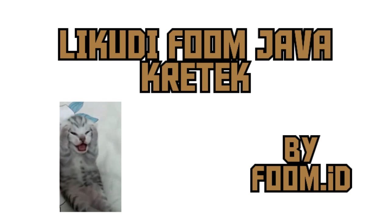 Maafin aku plis,Review Lq Foom Java kretek by FOOM.id (Review + Keluh kesah)