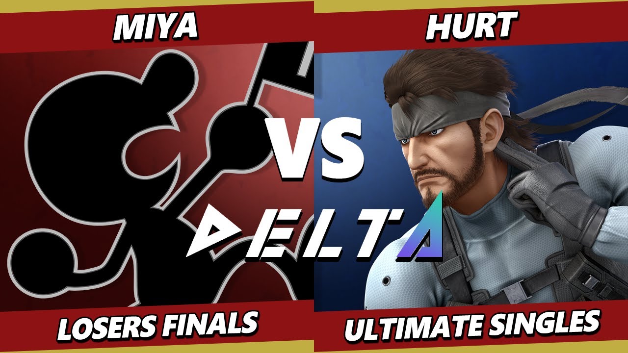 Delta 5 Losers Finals - Miya (Game & Watch) Vs. Hurt (Snake) Smash Ultimate - SSBU