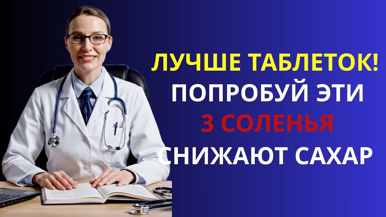 👉 3 СОЛЕНЬЯ, КОТОРЫЕ СНИЖАЮТ САХАР ЛУЧШЕ ЛЕКАРСТВ — ВРАЧ РАСКРЫЛ СЕКРЕТ