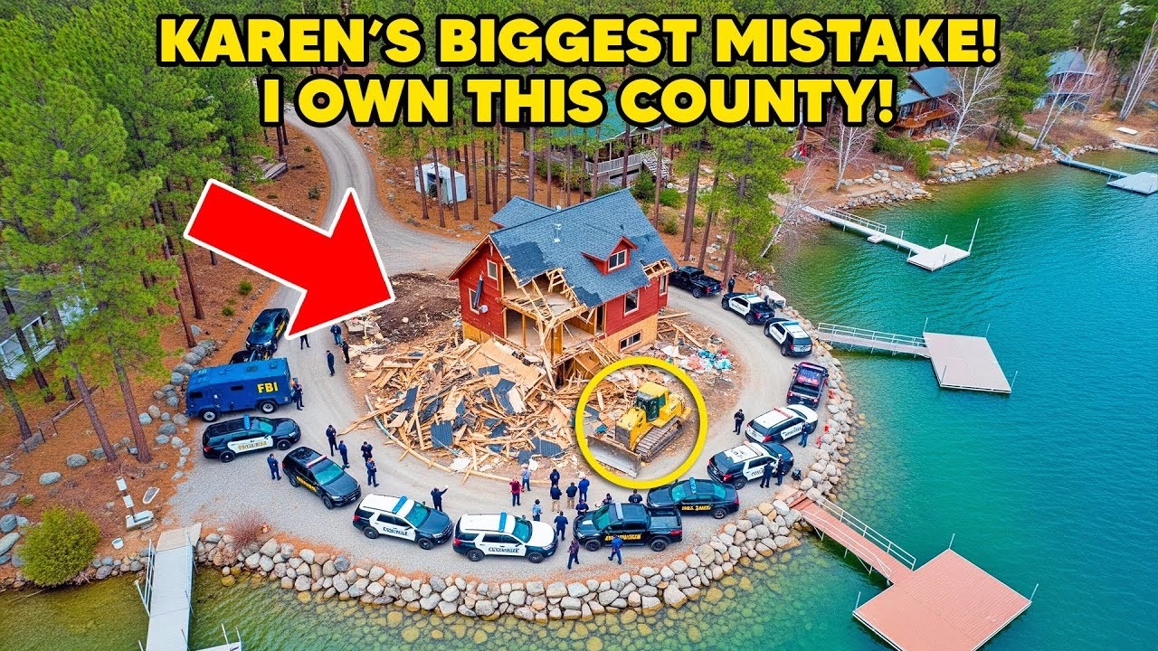 HOA Demolished My Lake Cabin After I Said I’m Moving Out of Their HOA — Too Bad I Own This County