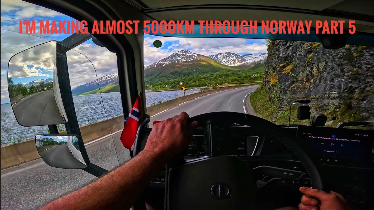 I travel all over Norway back and forth Part 5 POV Truck Driving 4K60 Volvo FH540