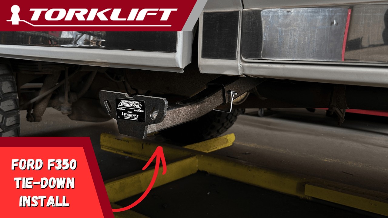 Крепление груза на раму Ford F350 | Крепление груза для автодома Torklift F2000