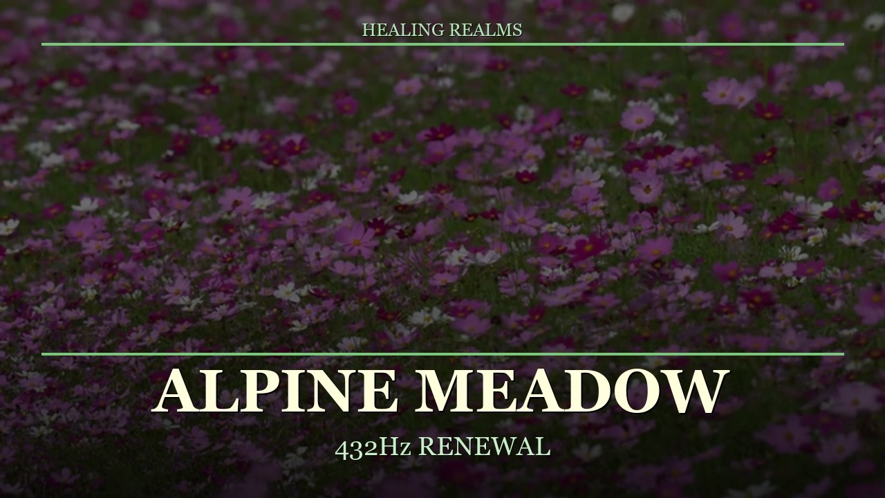 Alpine Meadow Spring | 432Hz Nature Healing | 3 Hours Renewal Energy