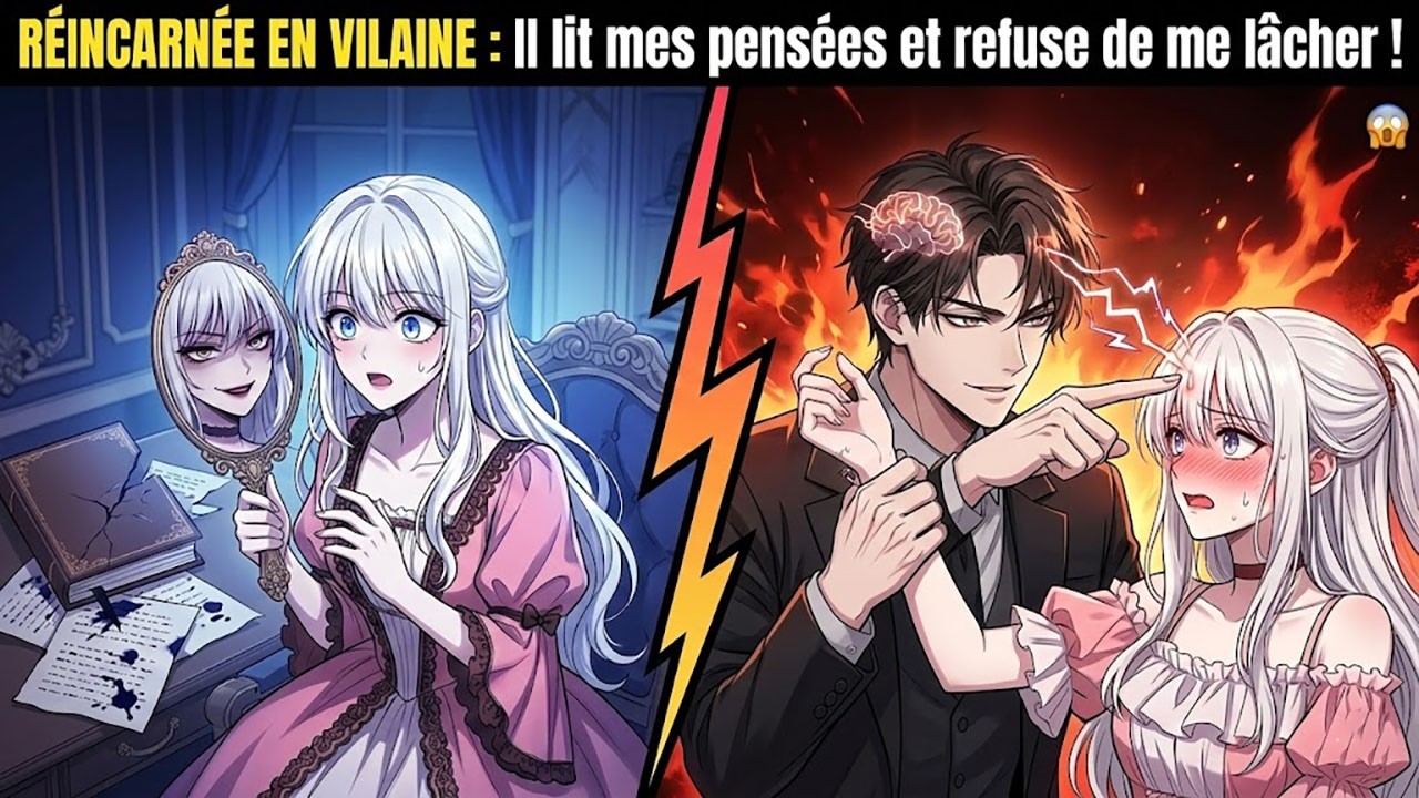 Réincarnée en VILAINE  Il lit mes pensées và refuse de me lâcher ! 😱