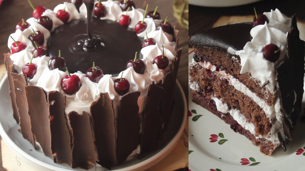 Black Forest Cake Recipe 😍 By Chef Hafsa