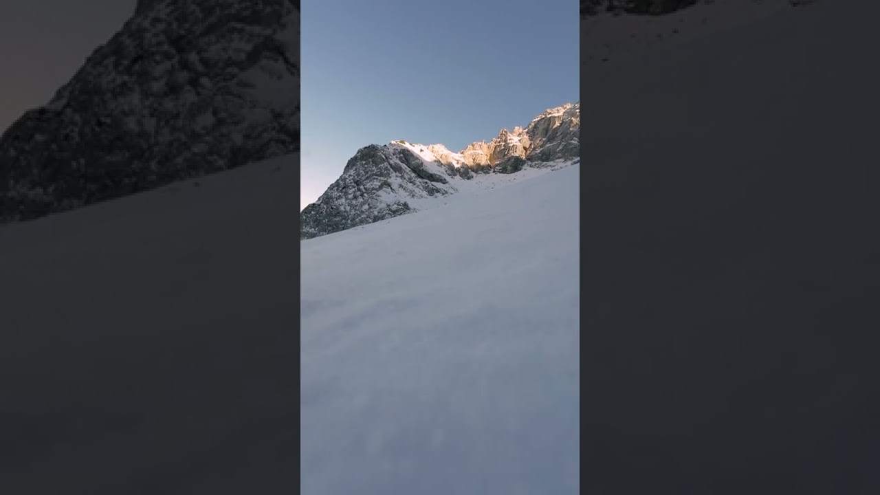 Rocks Snow Mountains