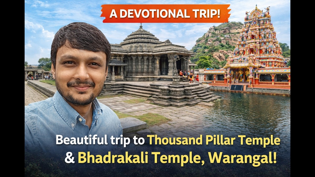 Divine Darshan at Thousand Pillar Temple & Bhadrakali Mata |Warangal Temple Vlog@RudraParthVideos