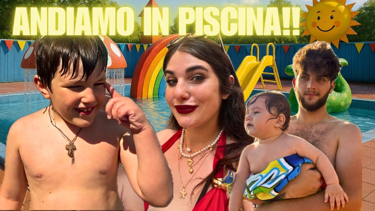 UNA GIORNATA IN PISCINA CON LA FAMIGLIA FRAPPY❤️Secondo giorno in vacanza!⛱️
