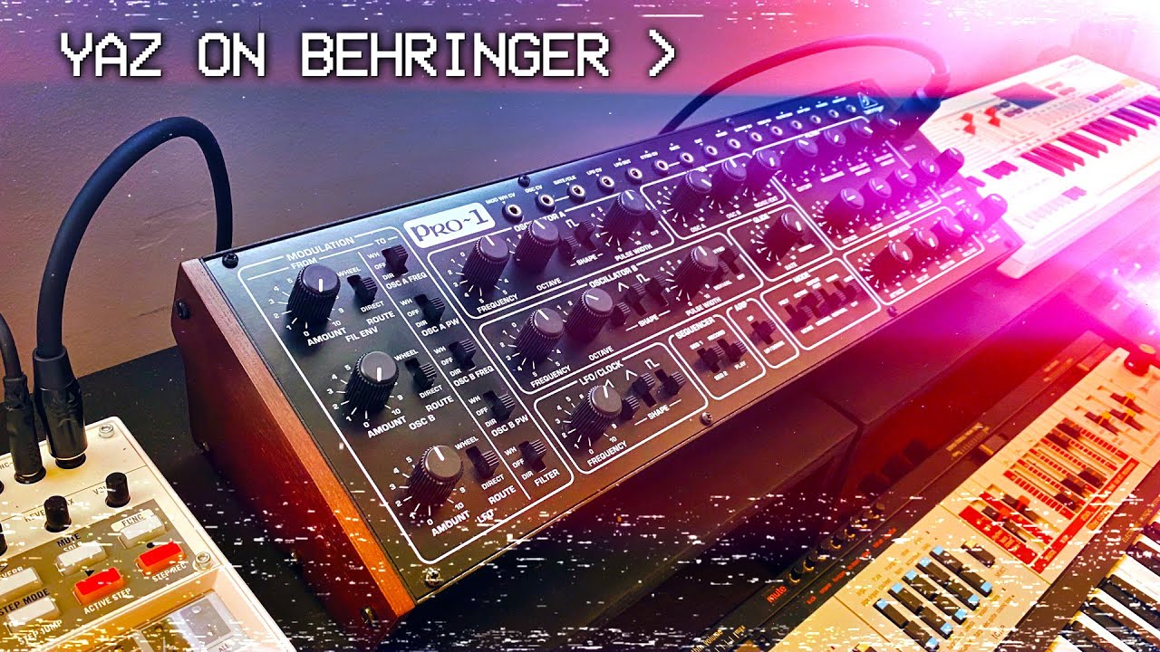YAZ - Don't Go on Behringer PRO-1 - How To get the SOUND!