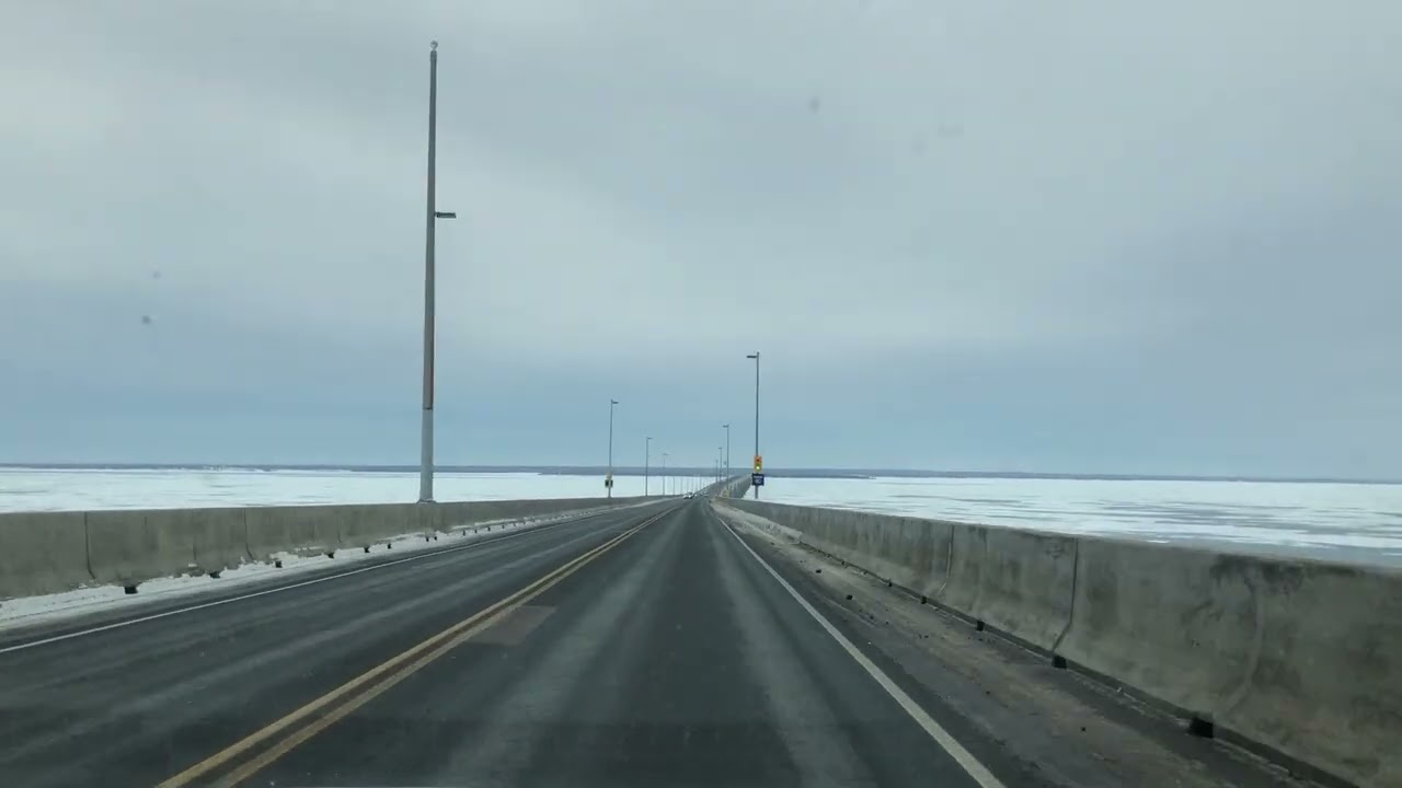 🇨🇦 Поездка по мосту Конфедерации с острова Принца Эдуарда в Нью-Брансуик