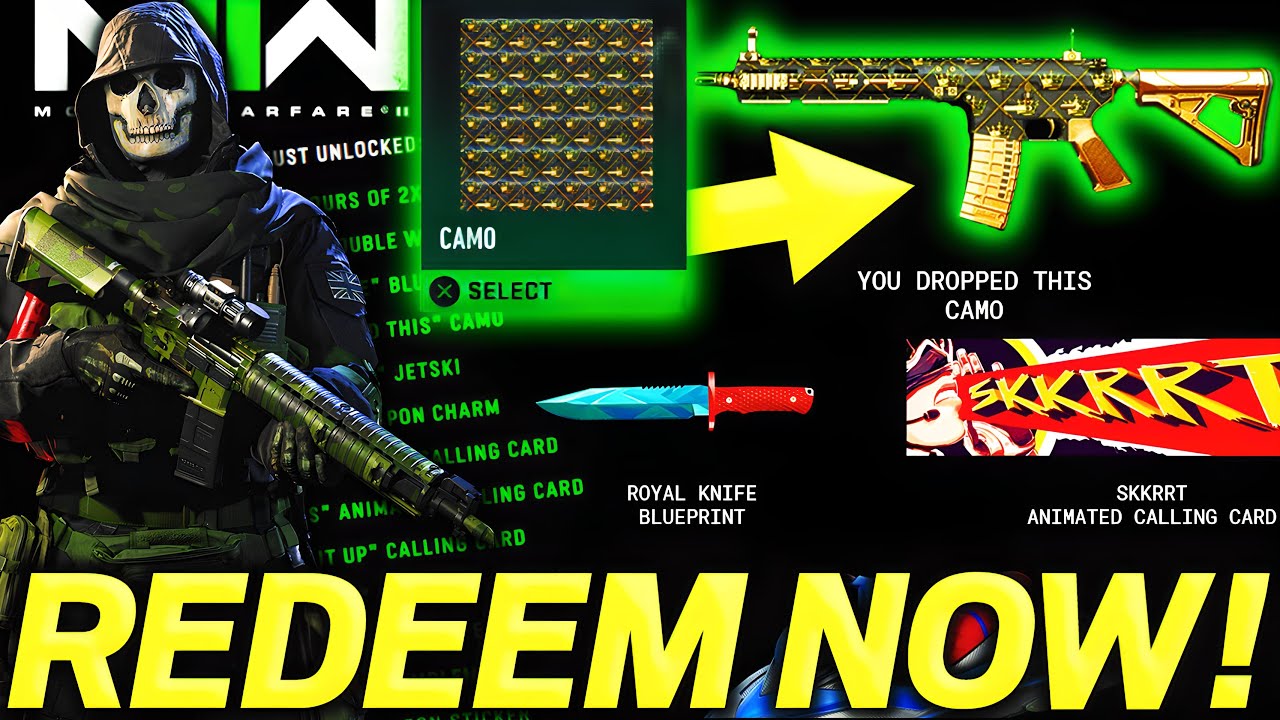 COD MW2: How to UNLOCK 15 FREE CDL REWARDS! (COD Champs Bundle)