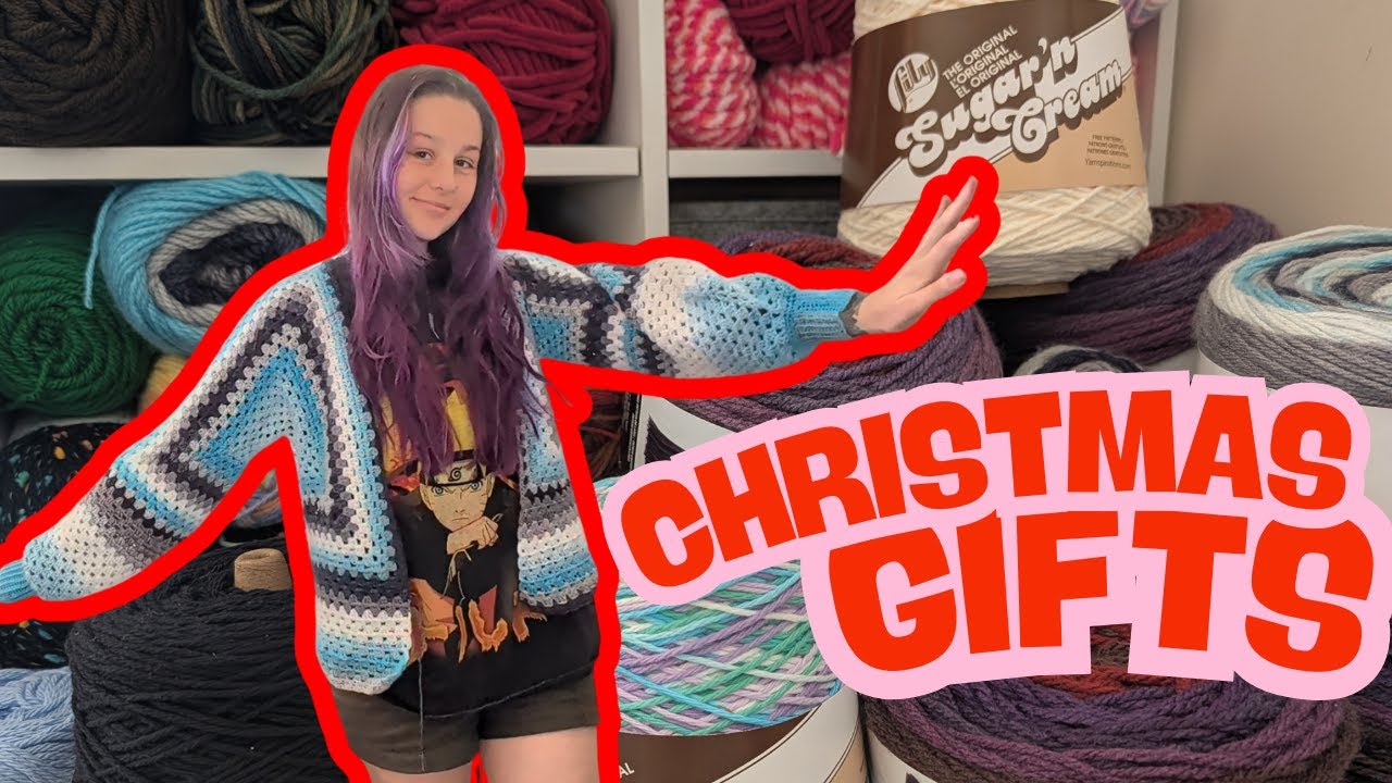 Finishing Christmas Gifts! | Crochet & Knitting Vlog