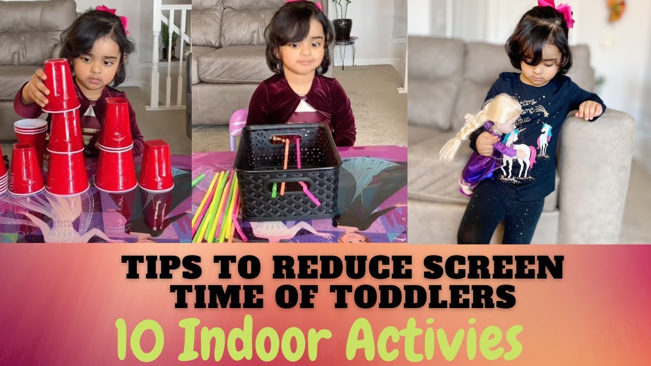How to Reduce ScreenTime of kids | 10 Indoor fun activities | toddler activities | cheap and Easy