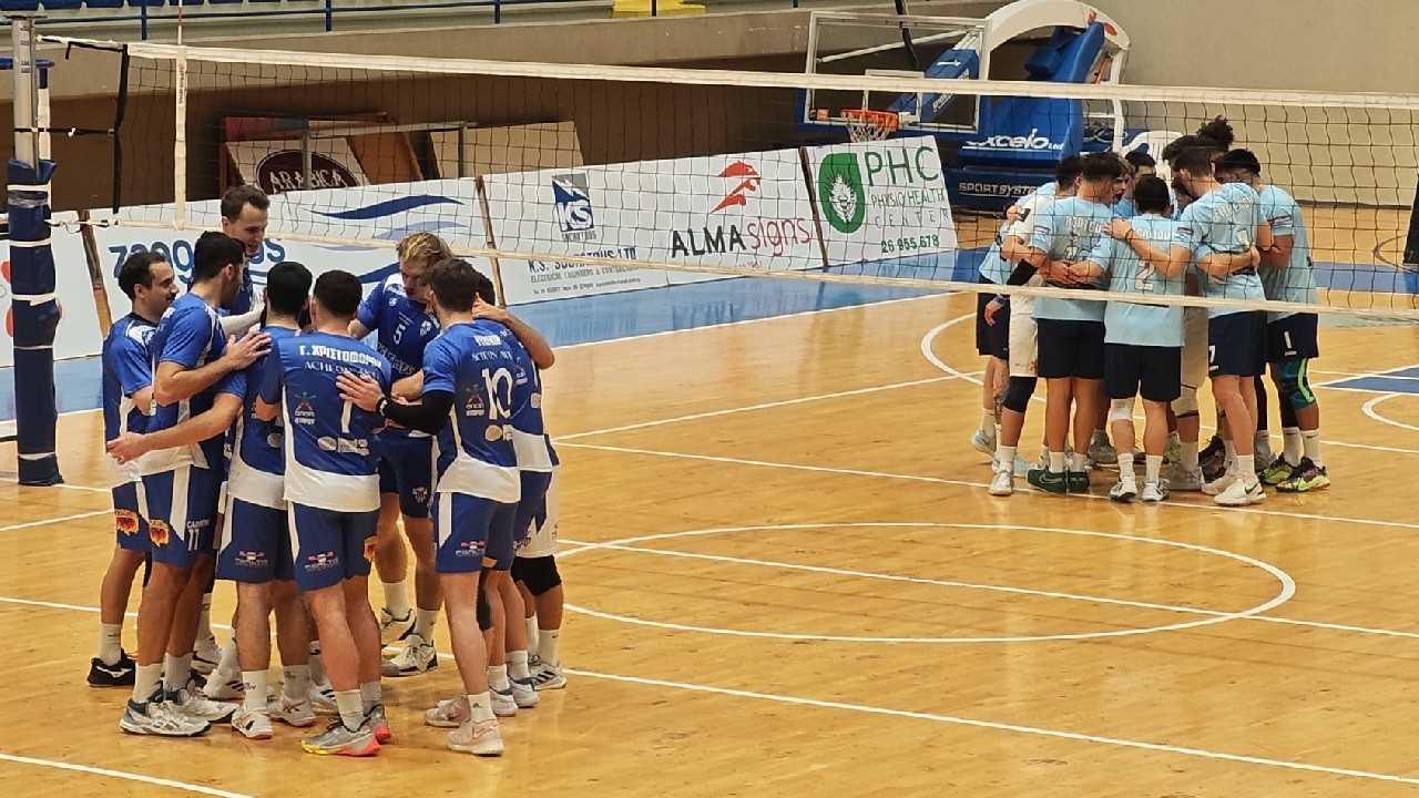 Cyprus Volleyball League. Pafiakos - Anorthosis.