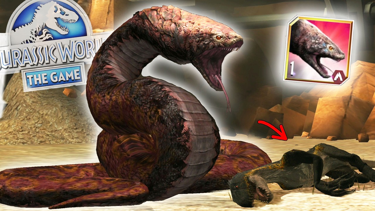 ¿LUDIA QUE HAS HECHO? HYDRABOA nueva serpiente dinosaurio lo DESTROZA TODO! Jurassic World El Juego
