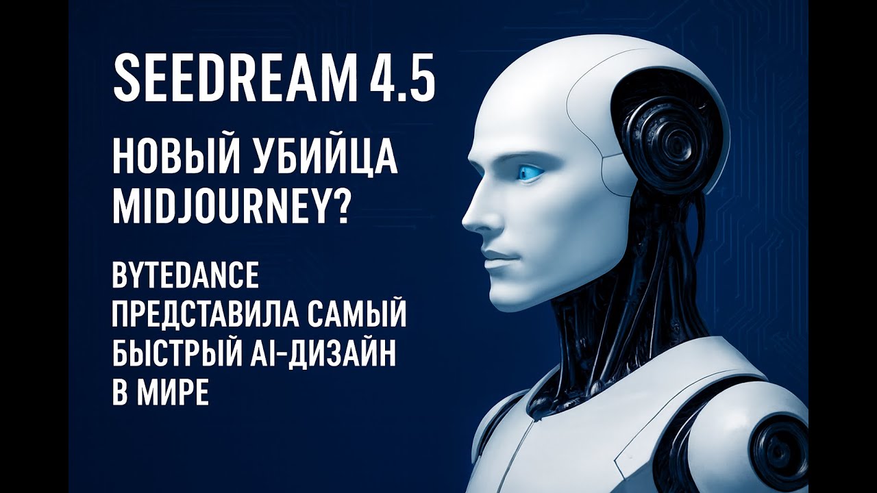 Seedream 4.5: Новый Убийца Midjourney? ByteDance Представила Самый Быстрый AI-Дизайн в Мире.