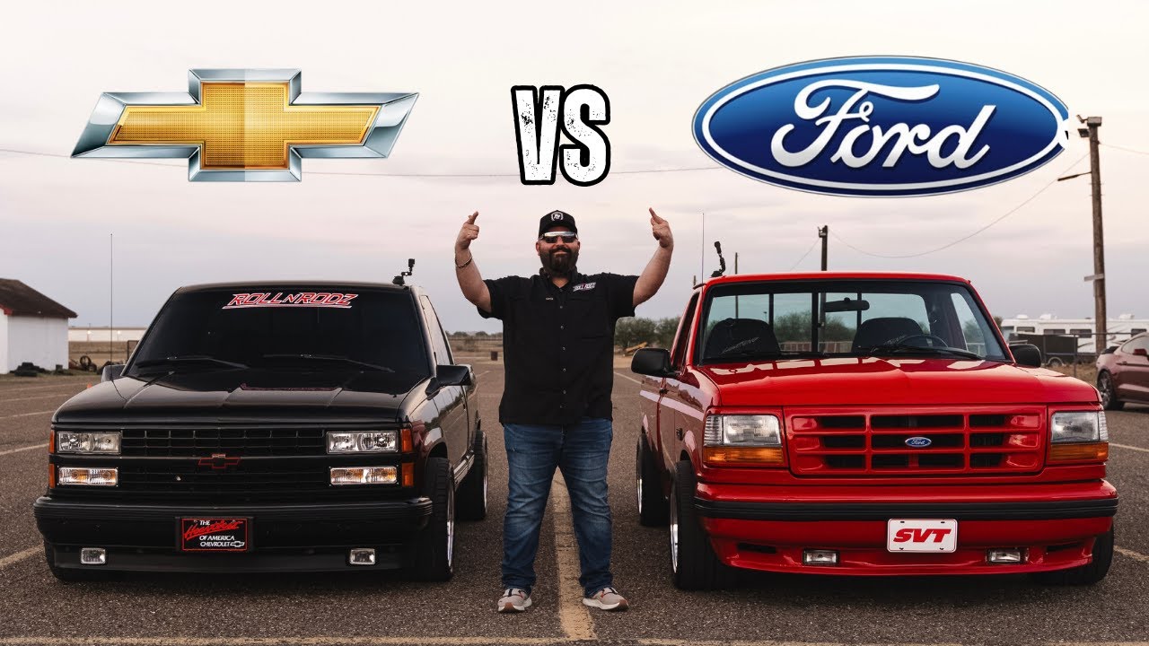 FORD LIGHTNING VS CHEVROLET 454 SS!! | 1/4 MILE RACE