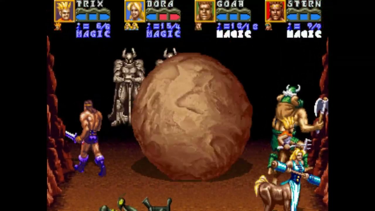 Golden Axe The Revenge of Death Adder-Gameplay Full (4 Players)
