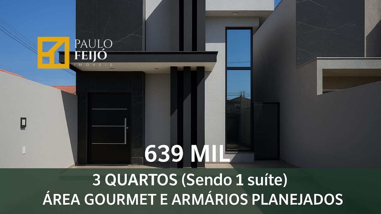 Casa Dos Sonhos em Itaipuaçu -- 3 Quartos Suíte, Área Gourmet e Móveis planejados por R$ 639 Mil