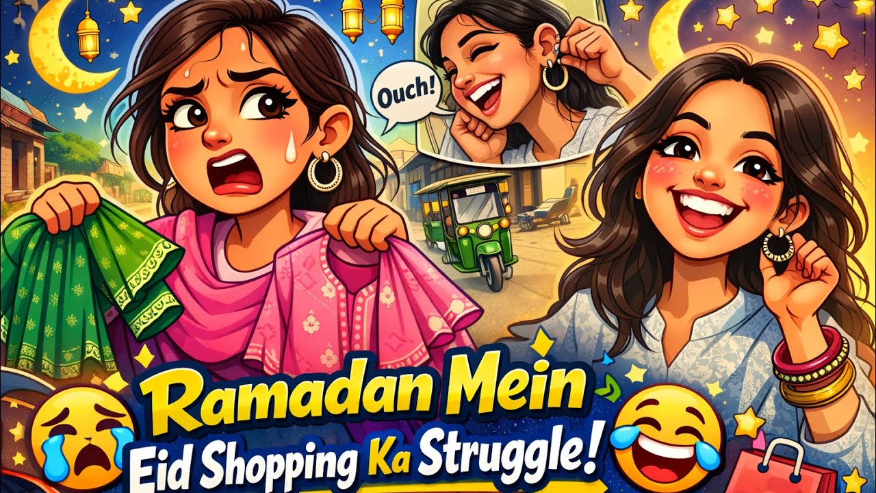  Ramadan Mein Eid Shopping Ka Struggle 😭 #dailyvlog #justmehekthings #viralvideo #ramadan 