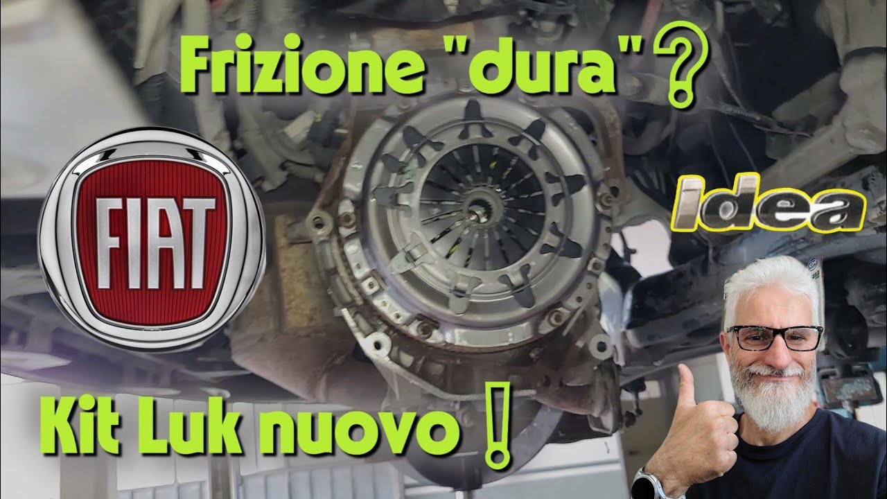 Fiat Idea 1.3 Multijet Sostituzione kit frizione e flessibile scarico