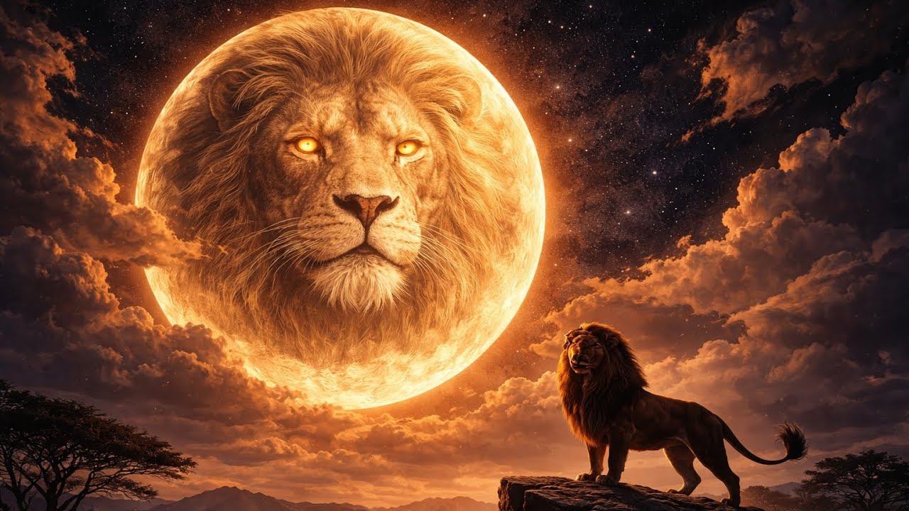 Úplněk ve Lvu♌️1.2.2026 čas pro introspekci a ukázat schopnosti💫💫