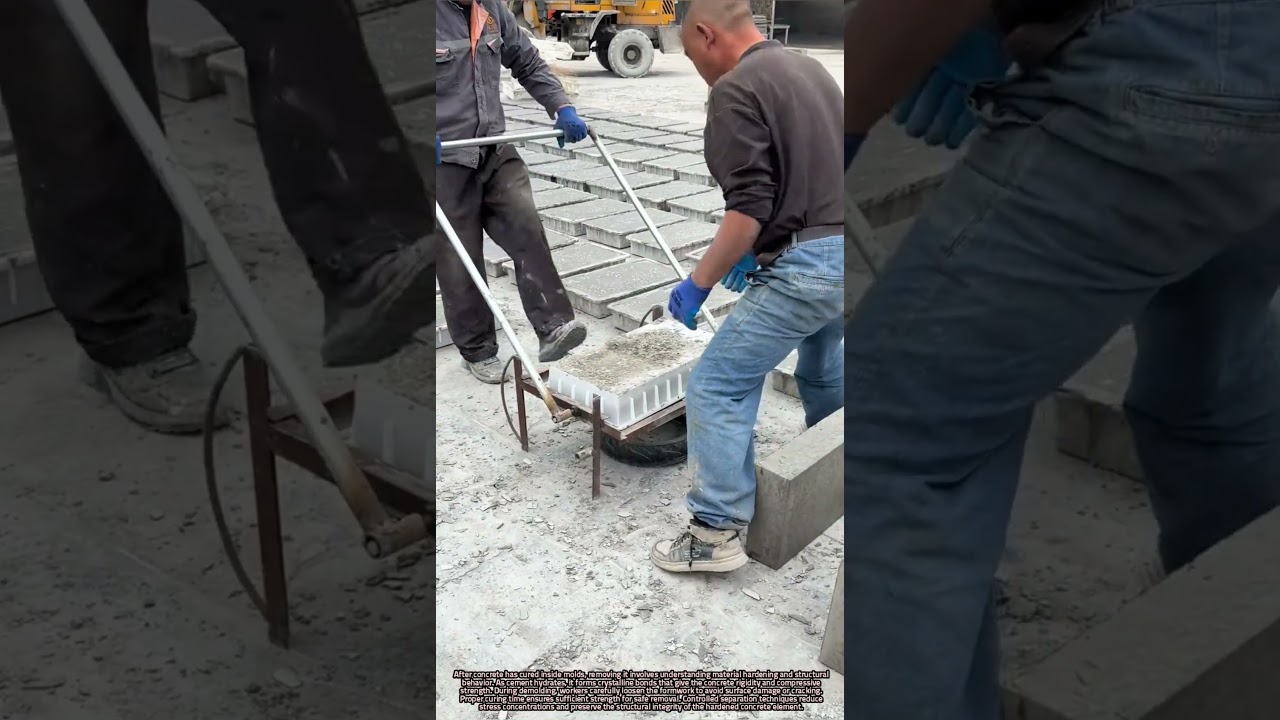 Safe Demolding of Hardened Concrete from Casting Forms