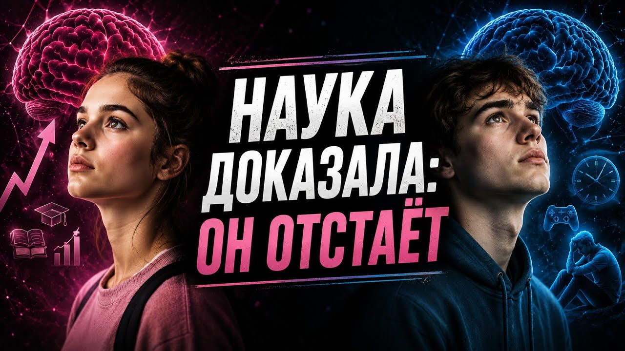 ПОЧЕМУ женщины ВЗРОСЛЕЮТ раньше мужчин? | Тайны мозга