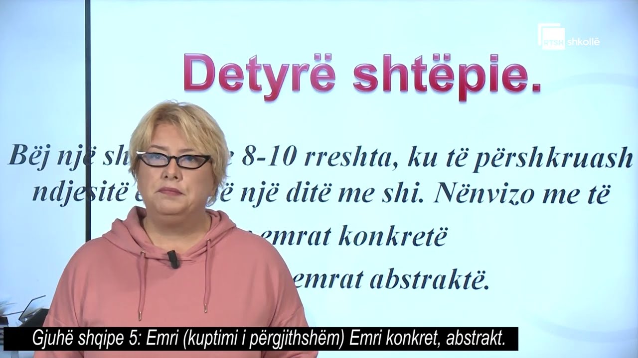 Emri (kuptimi i përgjithshëm) Emri konkret, abstrakt| Gjuhe shqipe 5