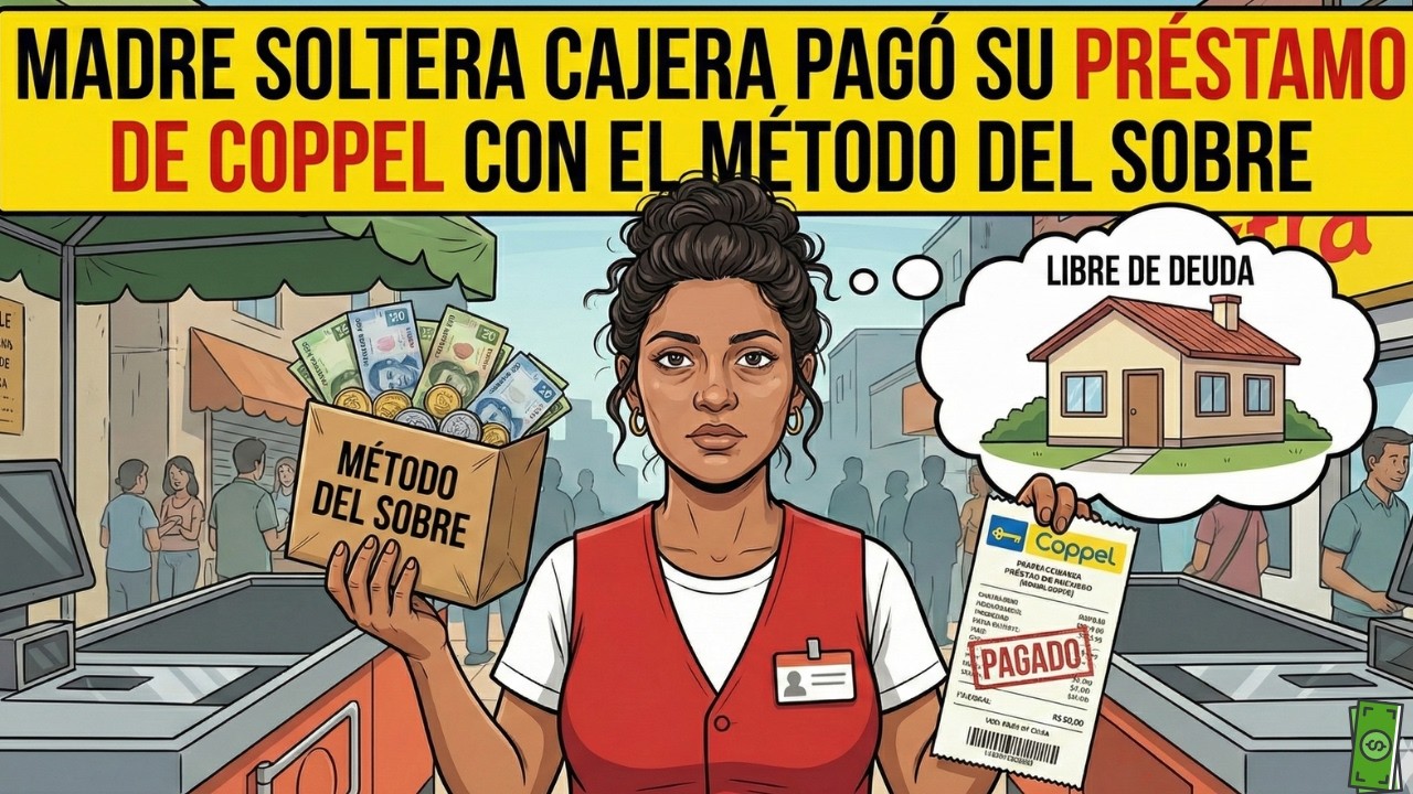 Cómo una MADRE SOLTERA CAJERA usó el Método del Sobre y PAGÓ SU PRÉSTAMO DE COPPEL