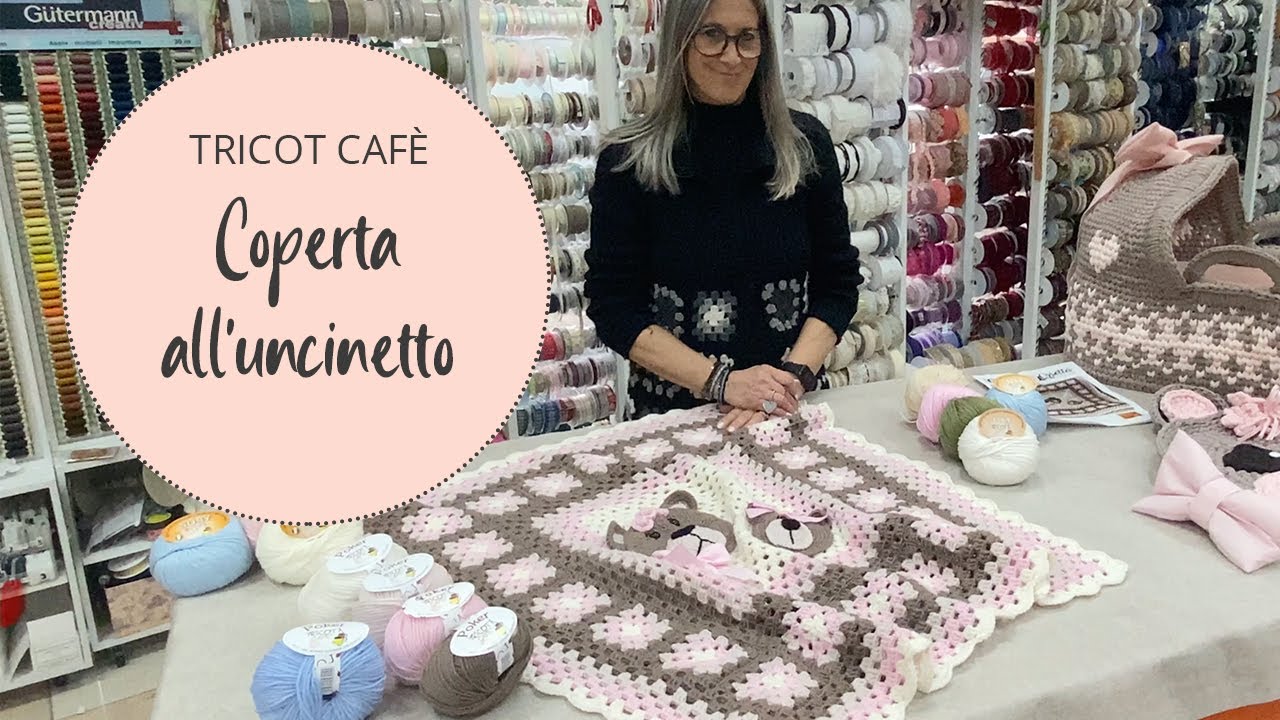 Copertina all'uncinetto - Tricot Café