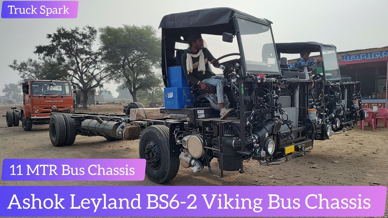 New 2023 BS6  Ashok Leyland Viking Bus Chassis