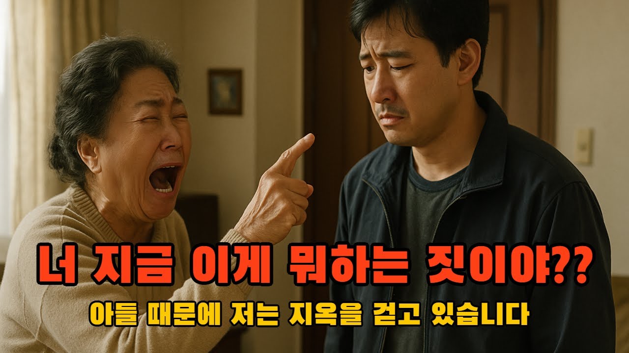 너 지금 이게 뭐하는 짓이야?? 아들 때문에 저는 지옥을 걷고 있습니다.