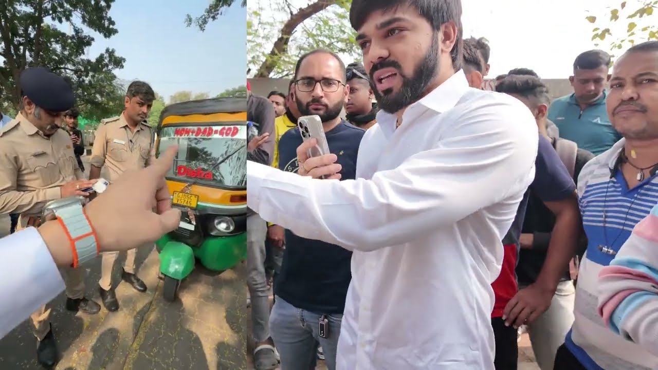 👮पुलिस के दल्ले 🚀 रॉकेट स्पीड्से भागे..👮‍♂️ पुलिस की अवैध 💴 वसूली पर रेड...