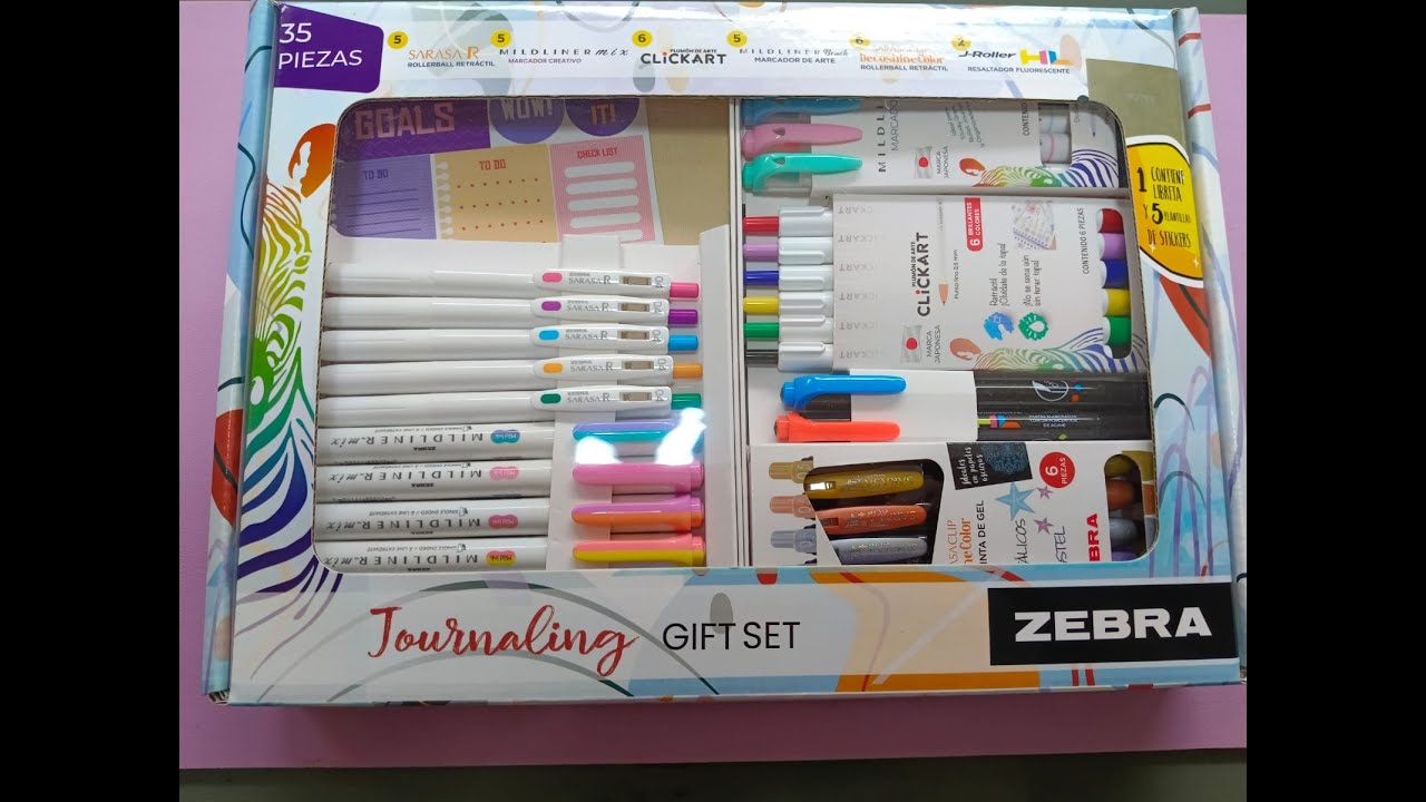 ¡Descubre el set de journaling Zebra!🖊️ Ideal para tus notas, bullet journal y más