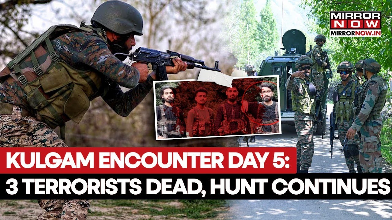 Kulgam Encounter: 3 Terrorists Dead As Massive Gunbattle Rages In Jammu & Kashmir| Op Akhal